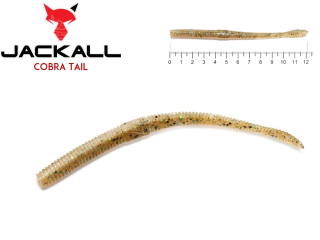 Силікон Jackall Cobra Tail 4.8" Green Pumpkin/Pearl Green